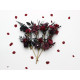 Purple, Burgundy & Black Gothic Hair Pins – Set of 7