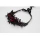 Purple, Burgundy & Black Gothic Floral Crown