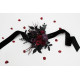 Purple, Burgundy & Black Wrist Corsage - 5432-8029 Purple, Burgundy & Black Wrist Corsage - 5432-8029