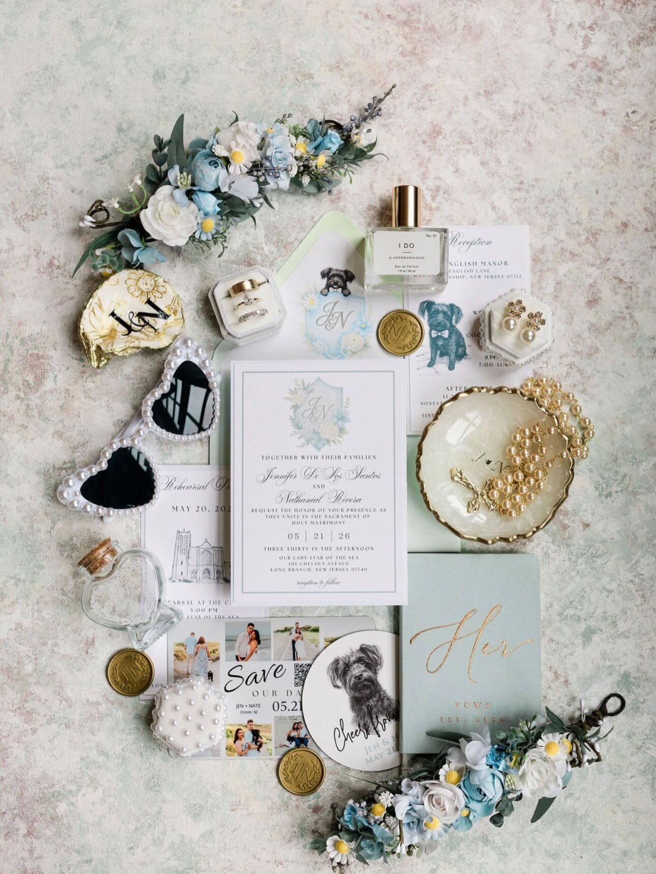 It was an absolute honor to be a part of Jennifer’s magical day! For this celebration, we crafted a soft, romantic flora